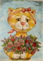 Gingey with Flowers